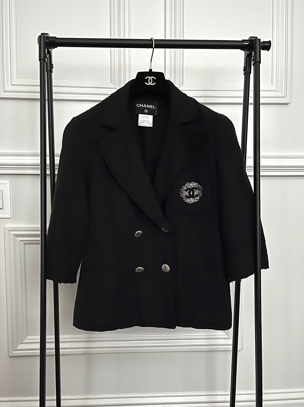 Thumbnail: CHANEL COTTON TWEED JACKET FROM 2012 SPRING COLLECTION