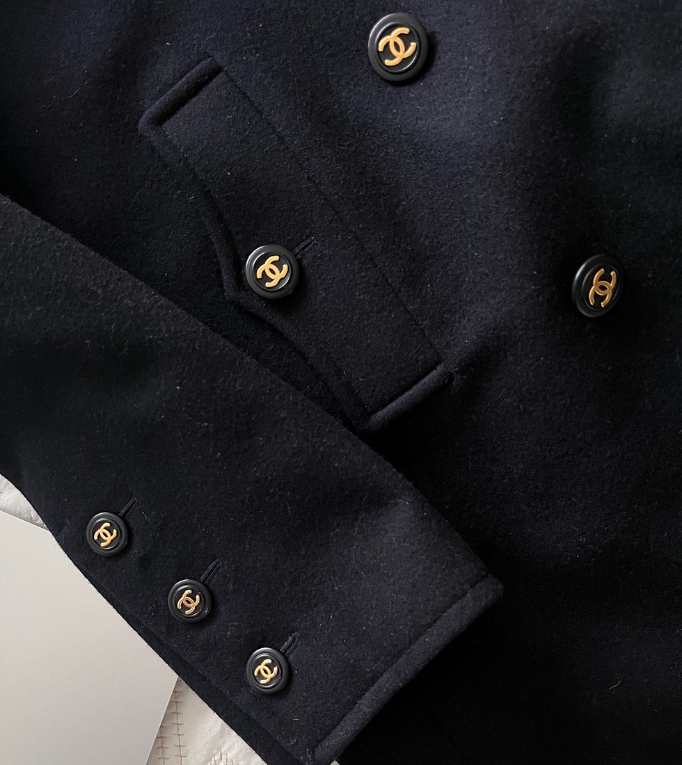 Thumbnail: CHANEL WOOL COAT FROM 1995  A COLLECTION