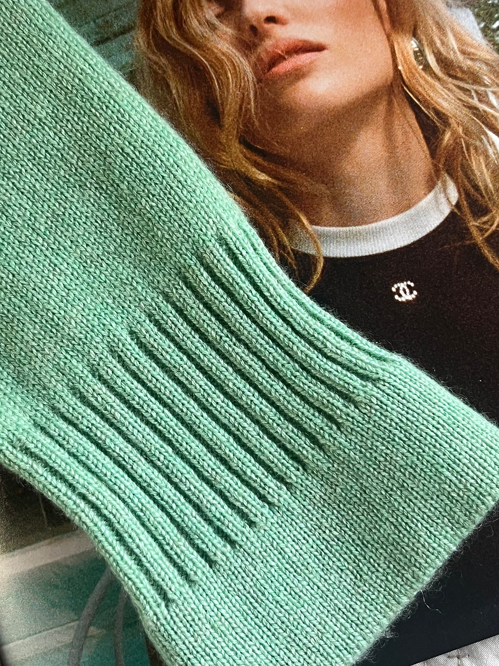 Thumbnail: CHANEL TURN-LOCK SWEATER FROM 2015 PRE- FALL  COLLECTION
