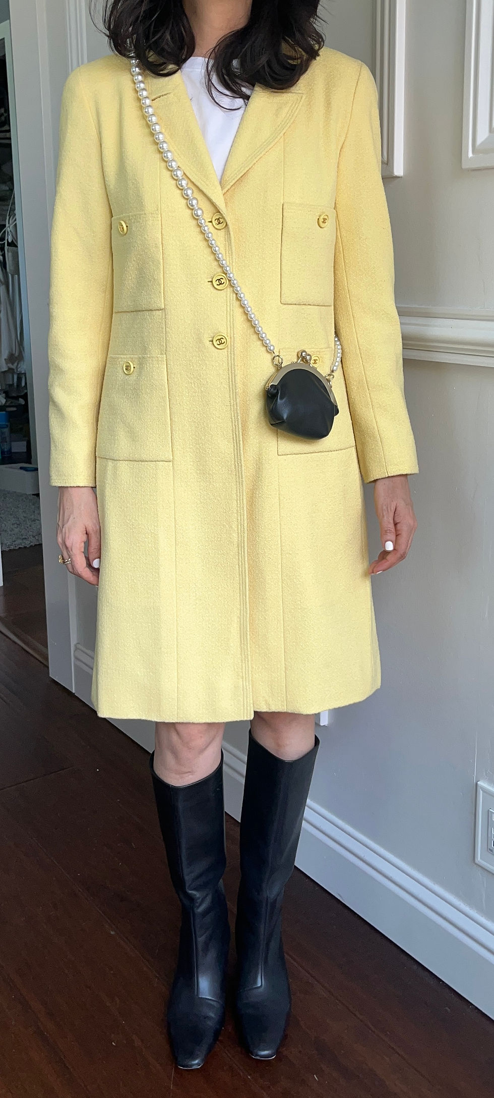 Thumbnail: VINTAGE WOOL COAT FROM 1997  SPRING COLLECTIO