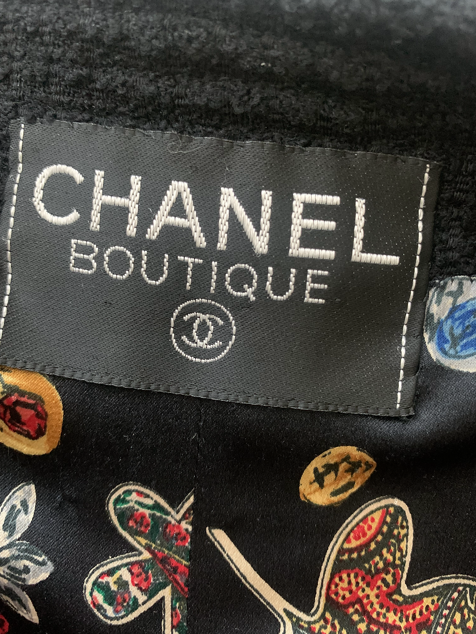 Thumbnail: chanel little black jacket from the 1990'S