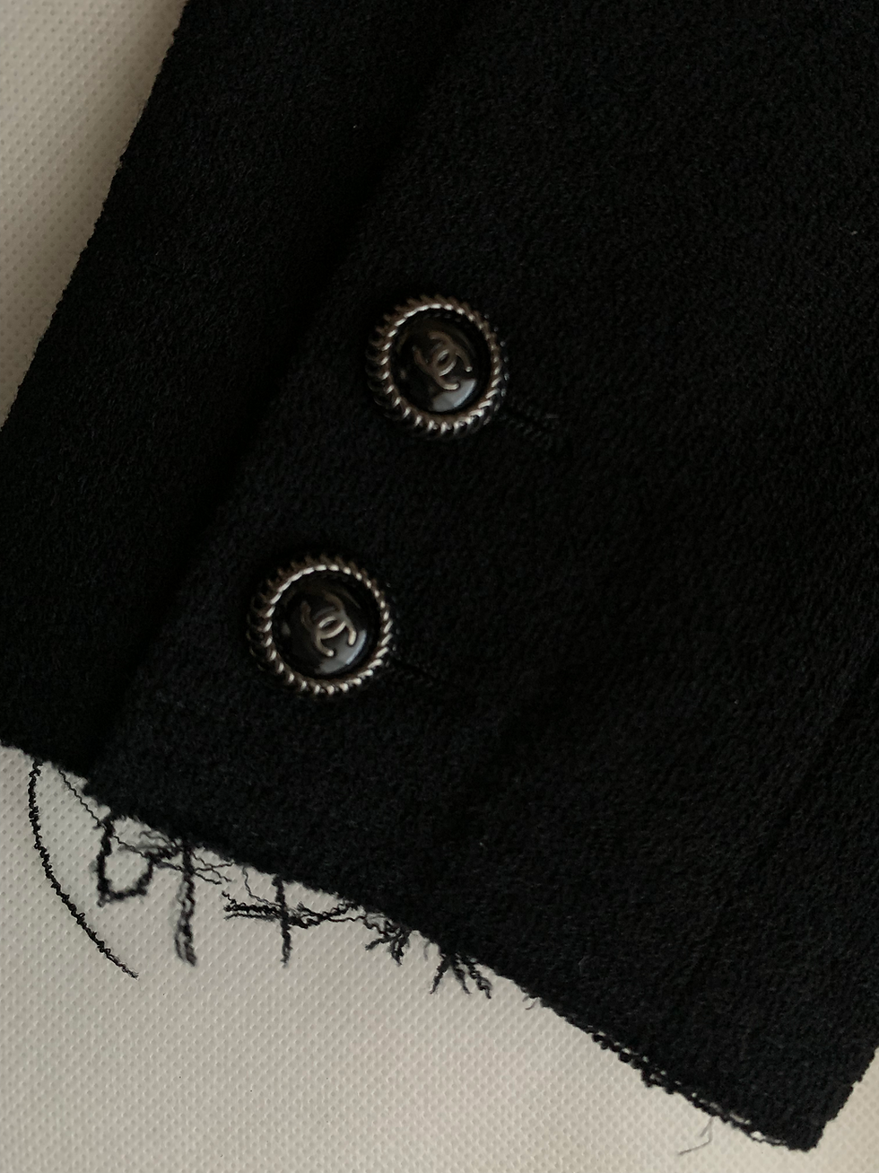 Thumbnail: CHANEL WOOL SKIRT SUIT FROM 2007 SPRING  COLLECTION