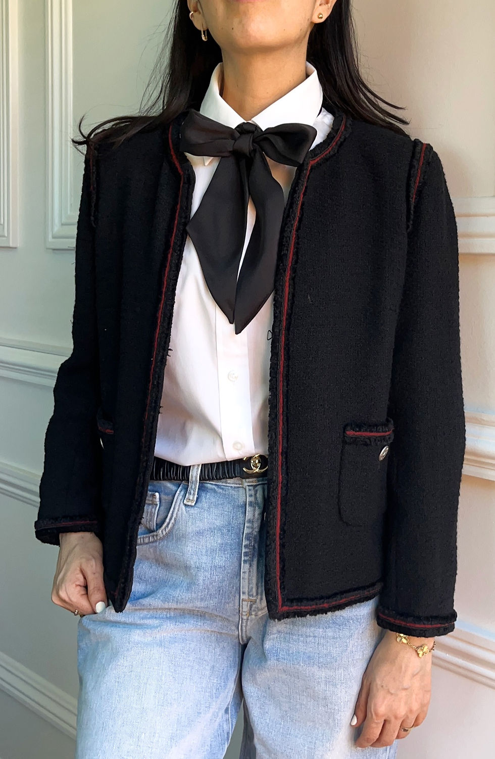 CHANEL BOUCLE JACKET FROM 2009 METIERS D' ART COLLECTION