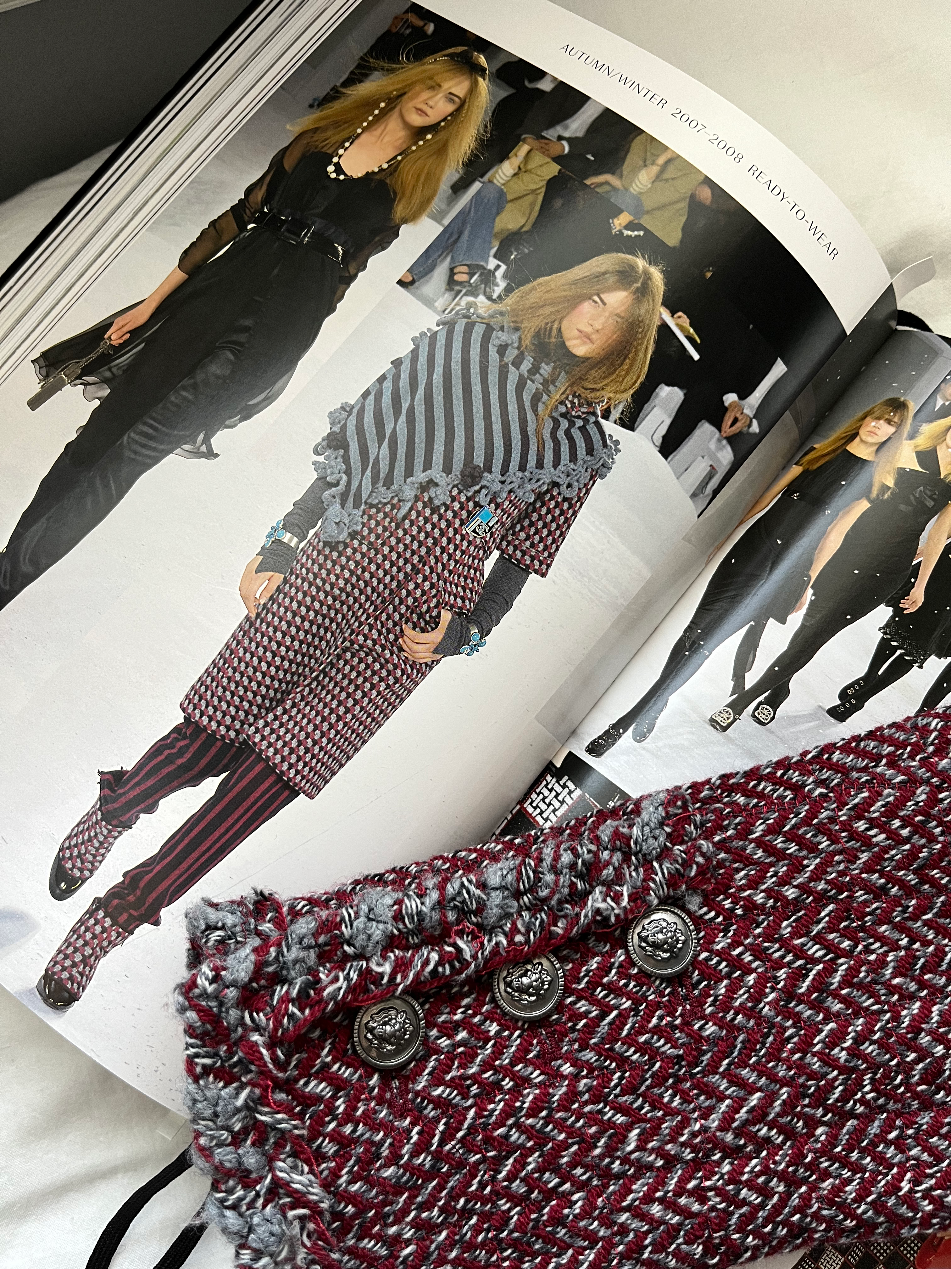 CHANEL BOUCLE SKIRT SUIT FROM 2008 FALL   COLLECTION