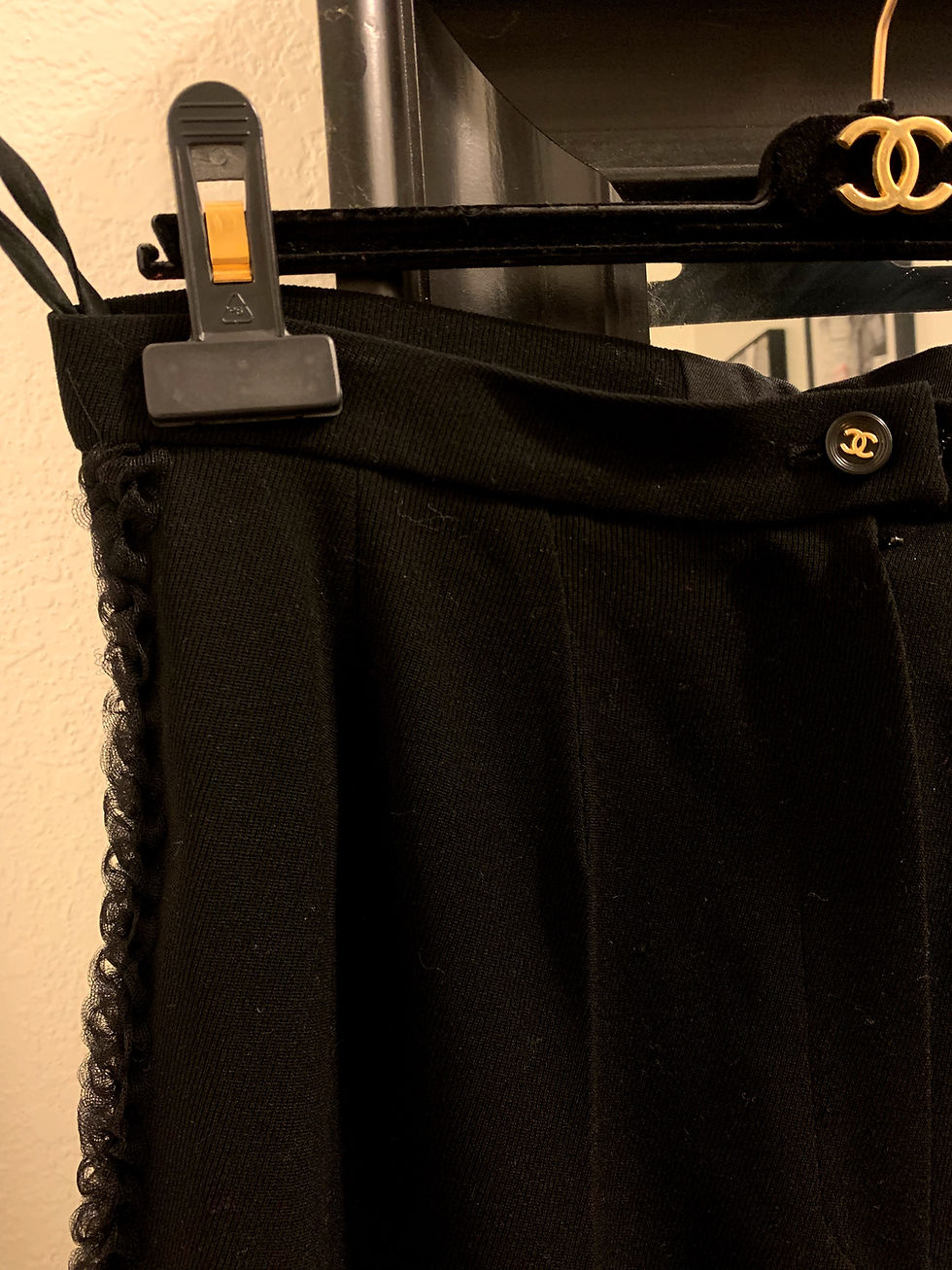 Thumbnail: CHANEL  WOOL PANT SUIT FROM 1995 FALL COLLECTION