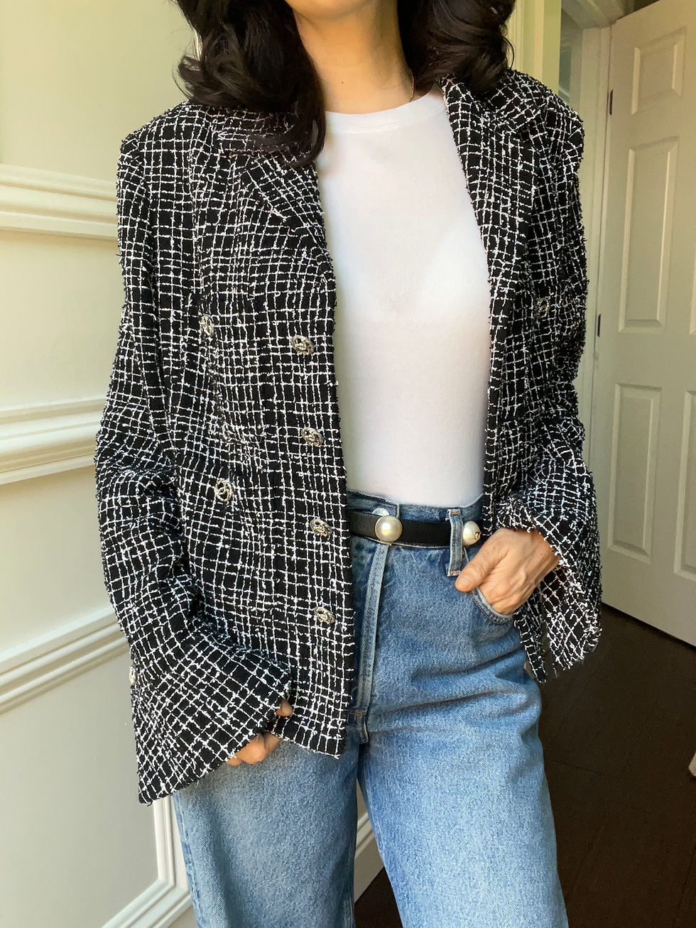 Thumbnail: CHANEL TWEED JACKET  FROM 2023 A COLLECTION