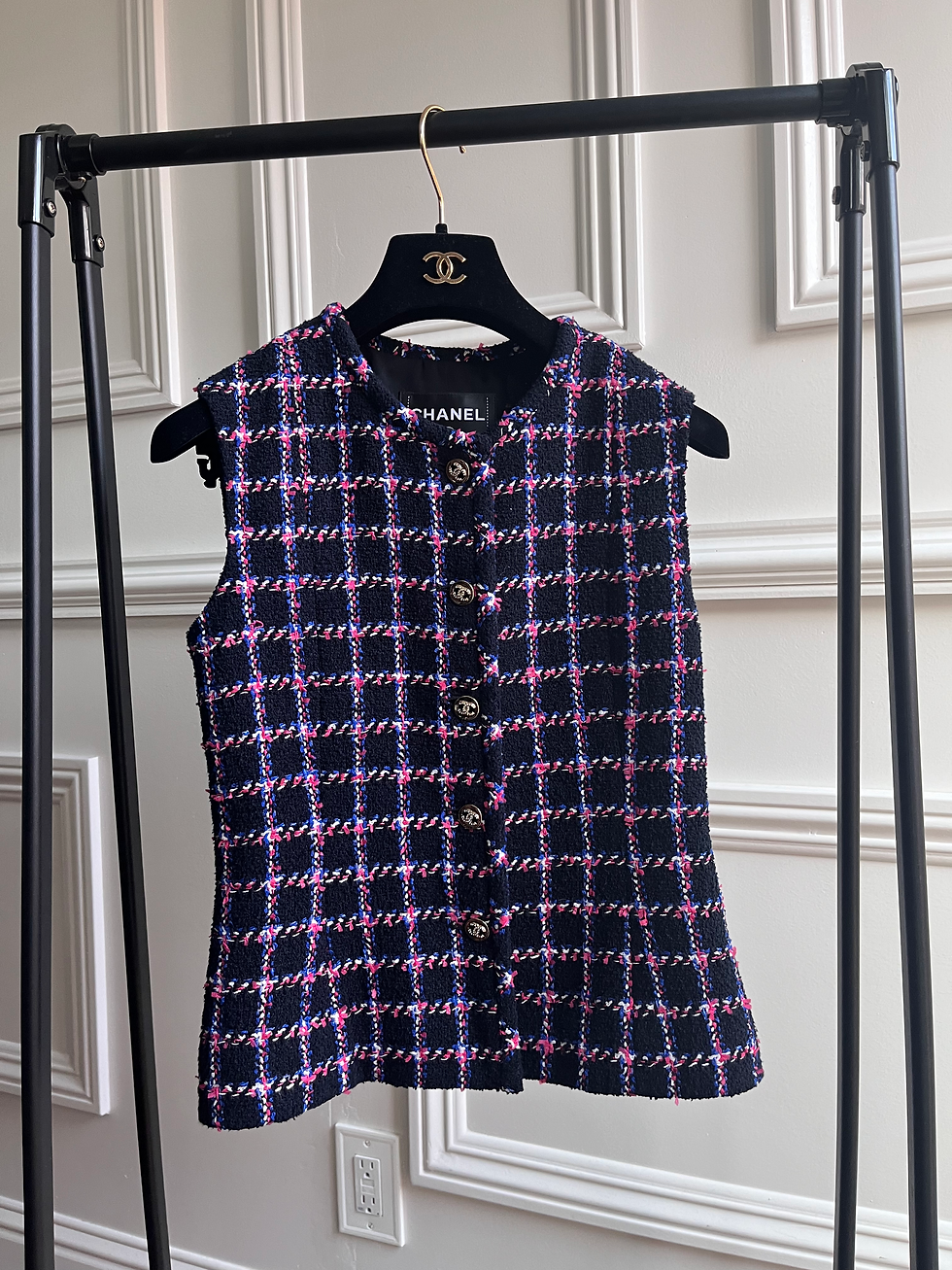 Thumbnail: CHANEL TWEED VEST  FROM 2024 P COLLECTION