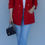 Thumbnail: CHANEL RED WOOL BLAZER  FROM COLLECTION 22