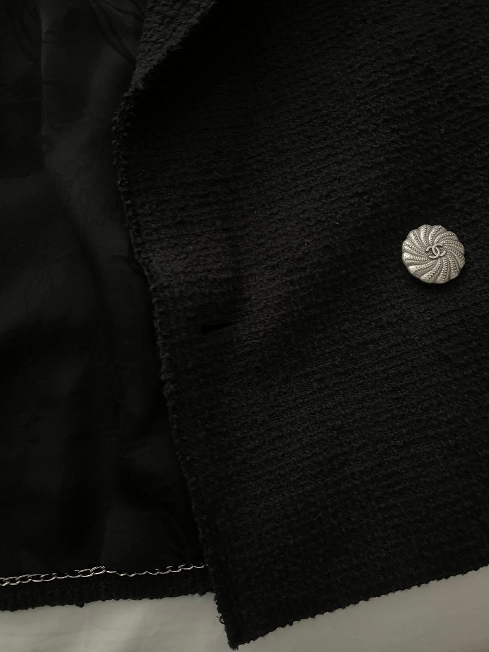 Thumbnail: CHANEL COTTON TWEED JACKET FROM 2012 SPRING COLLECTION