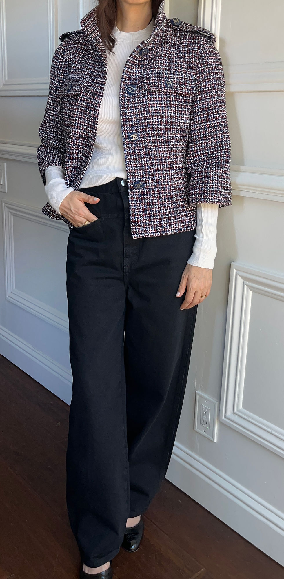 Thumbnail: CHANEL FANTASY TWEED JACKET FROM 2015 SPRING COLLECTION