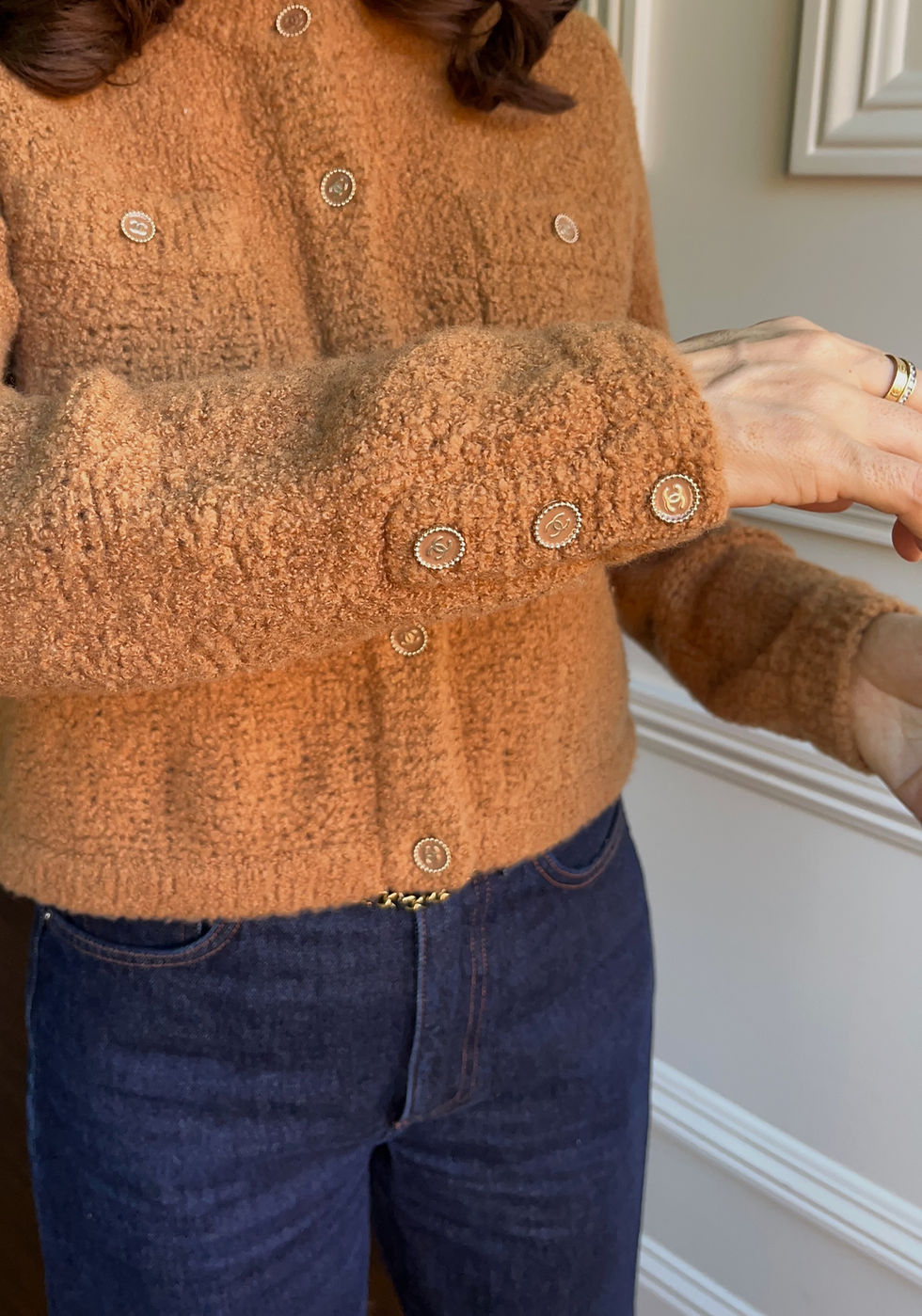 Thumbnail: CHANEL CASHMERE SWEATER/ JACKET FROM 19K COLLECTION