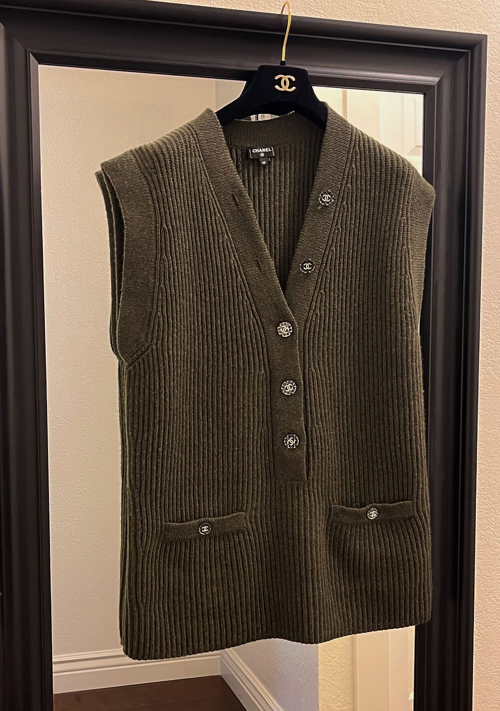 Thumbnail: CHANEL CASHMERE SWEATER/VEST  FROM 2021 PRE- FALL  COLLECTION