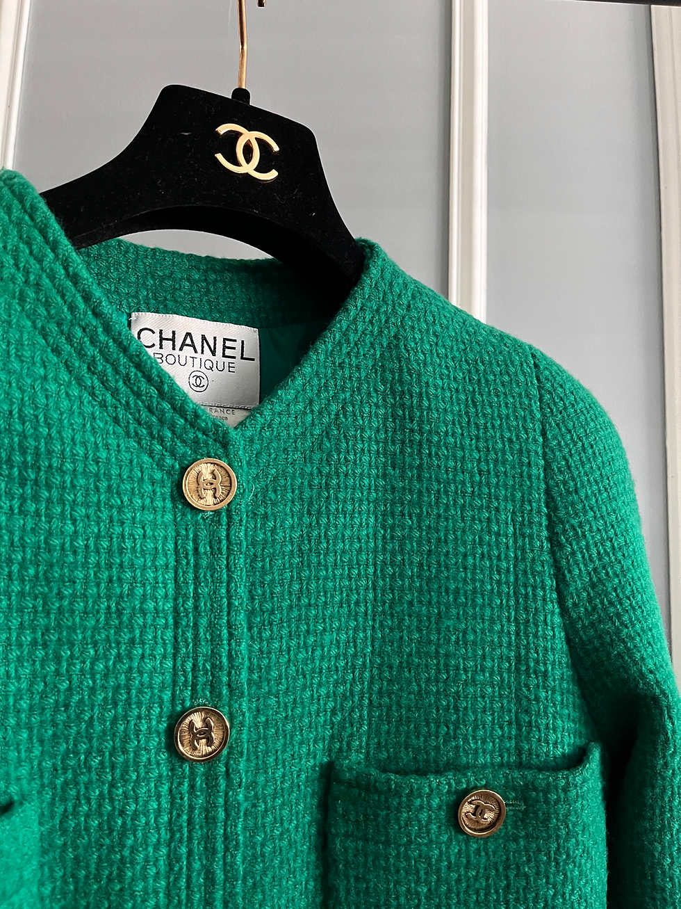Thumbnail: CHANEL WOOL JACKET FROM 1993 FALL COLLECTION