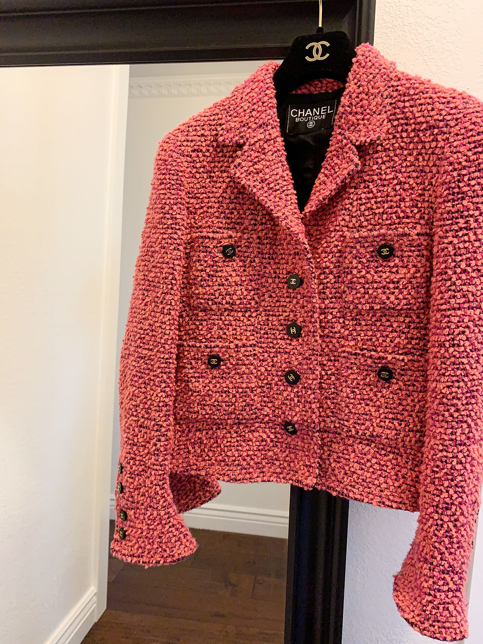 Thumbnail: CHANEL TWEED JACKET FROM THE 1990'S COLLECTION