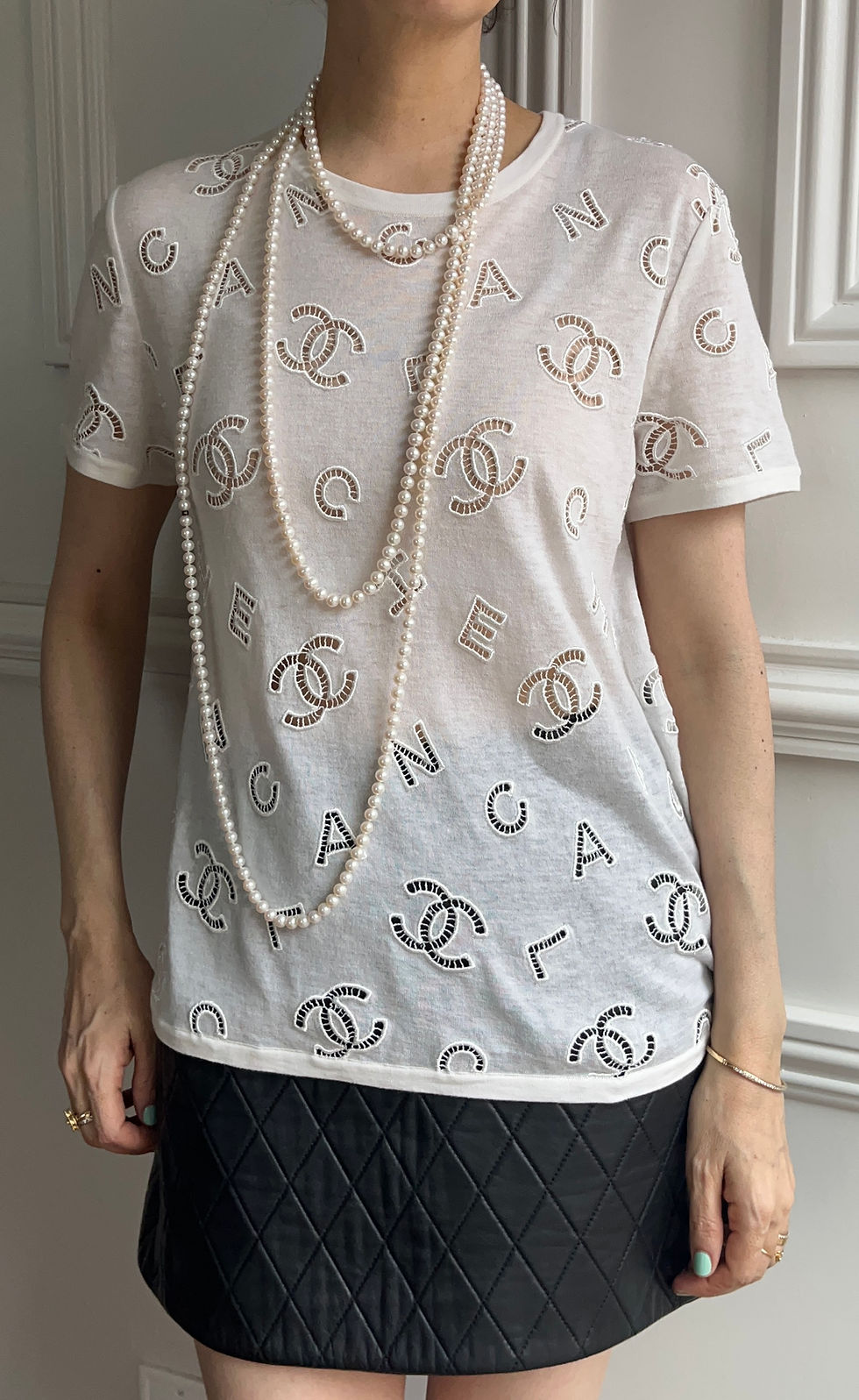 Thumbnail: CHANEL LACE SHIRT  FROM 2020 SPRING COLLECTION
