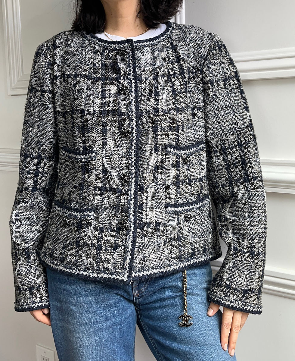 Thumbnail: CHANEL  TWEED JACKET FROM 2006 PRE- FALL COLLECTION