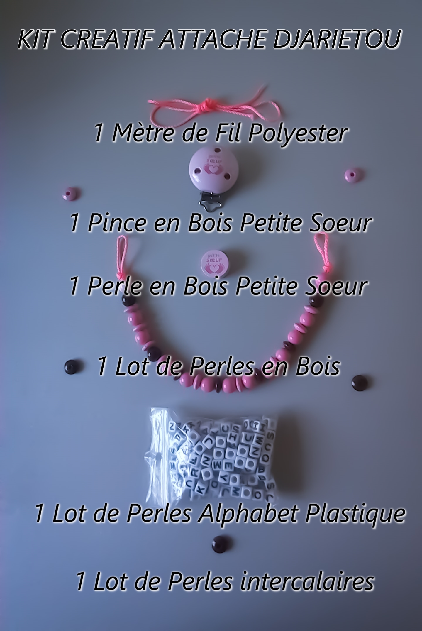 KIT CREATIF ATTACHE TETINE DJARIETOU