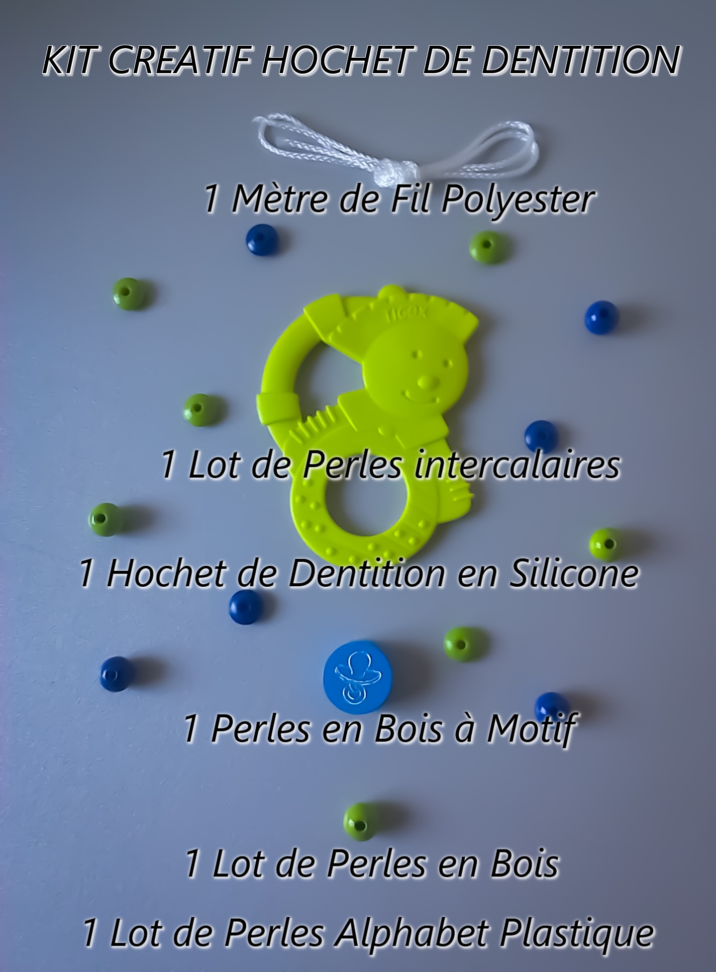 KIT CREATIF HOCHET DE DENTITION 4