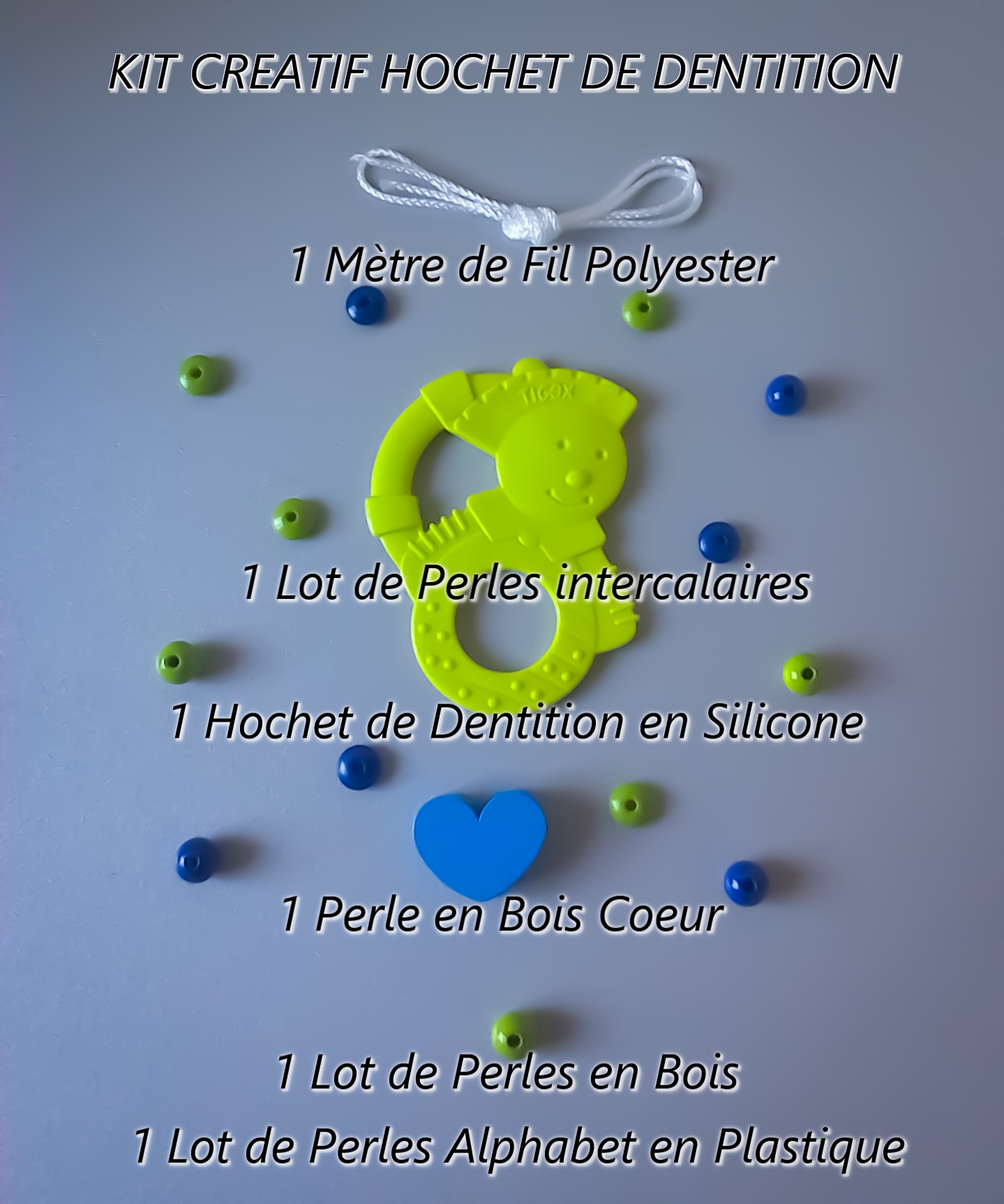 KIT CREATIF HOCHET DE DENTITION 3