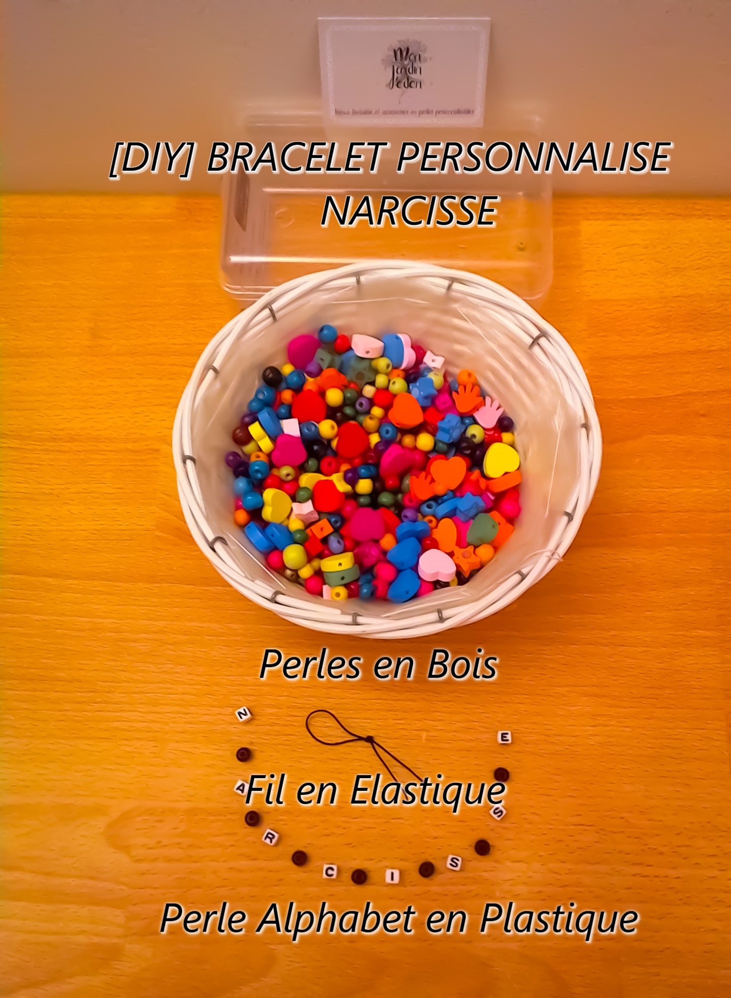 KIT CREATIF BRACELET NARCISSE