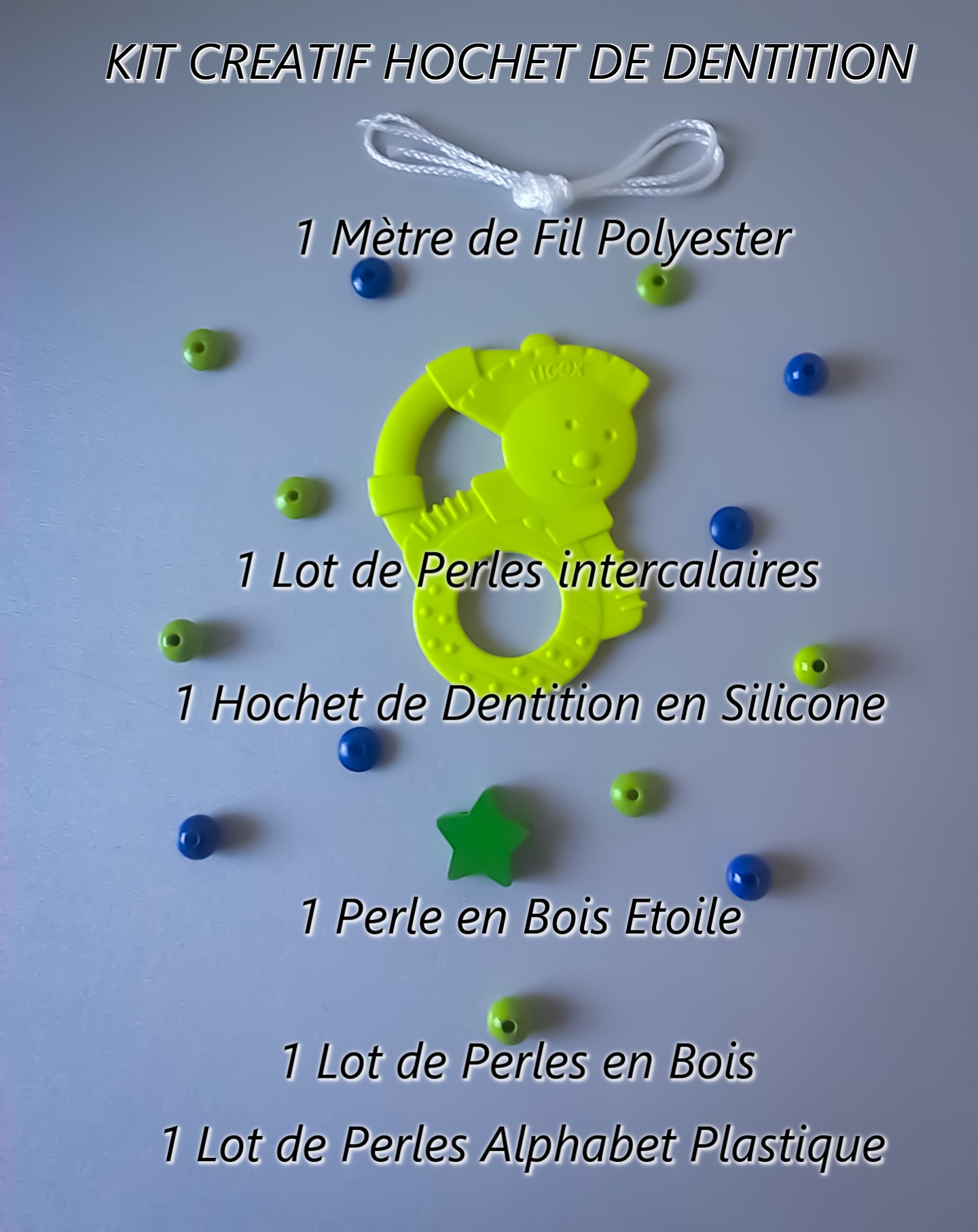 KIT CREATIF HOCHET DE DENTITION 2