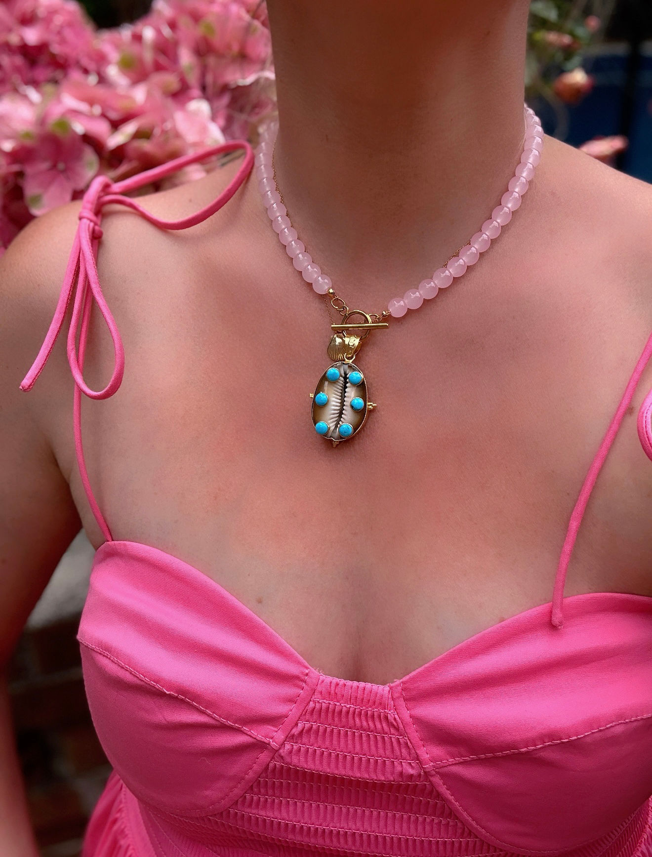 Mermaid Cowrie Necklace 