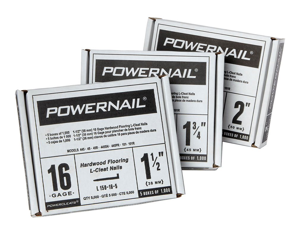 16 Gauge Powercleat 1-1/2", 1-3/4", and 2