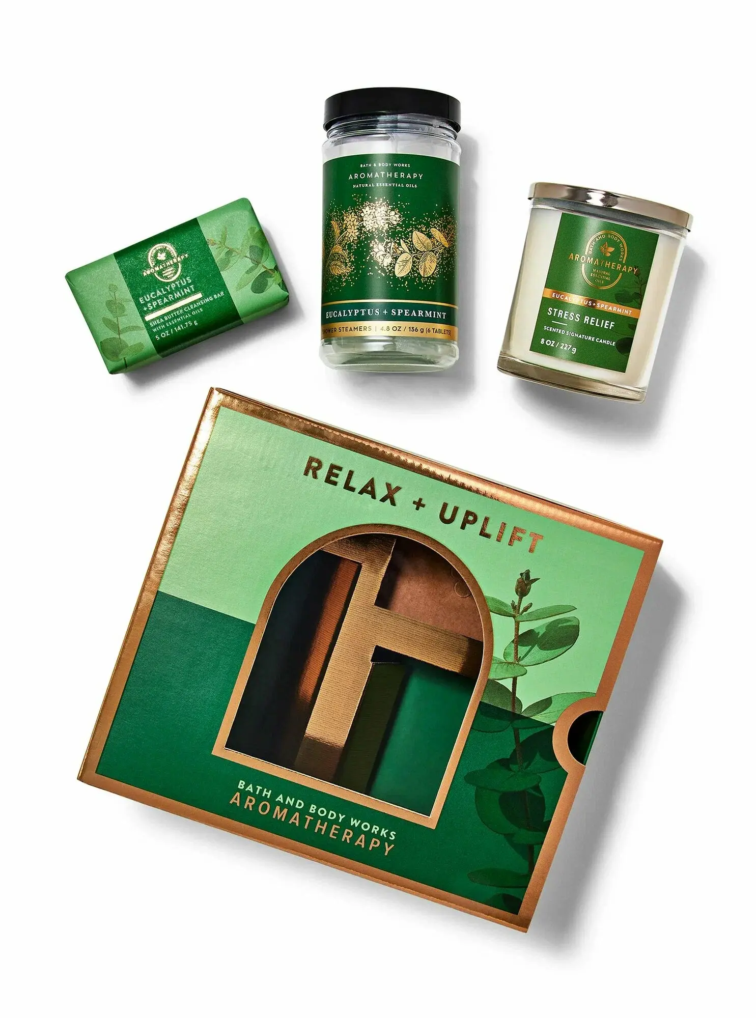 Aromatherapy Eucalyptus Spearmint Relax + Uplift Gift Set