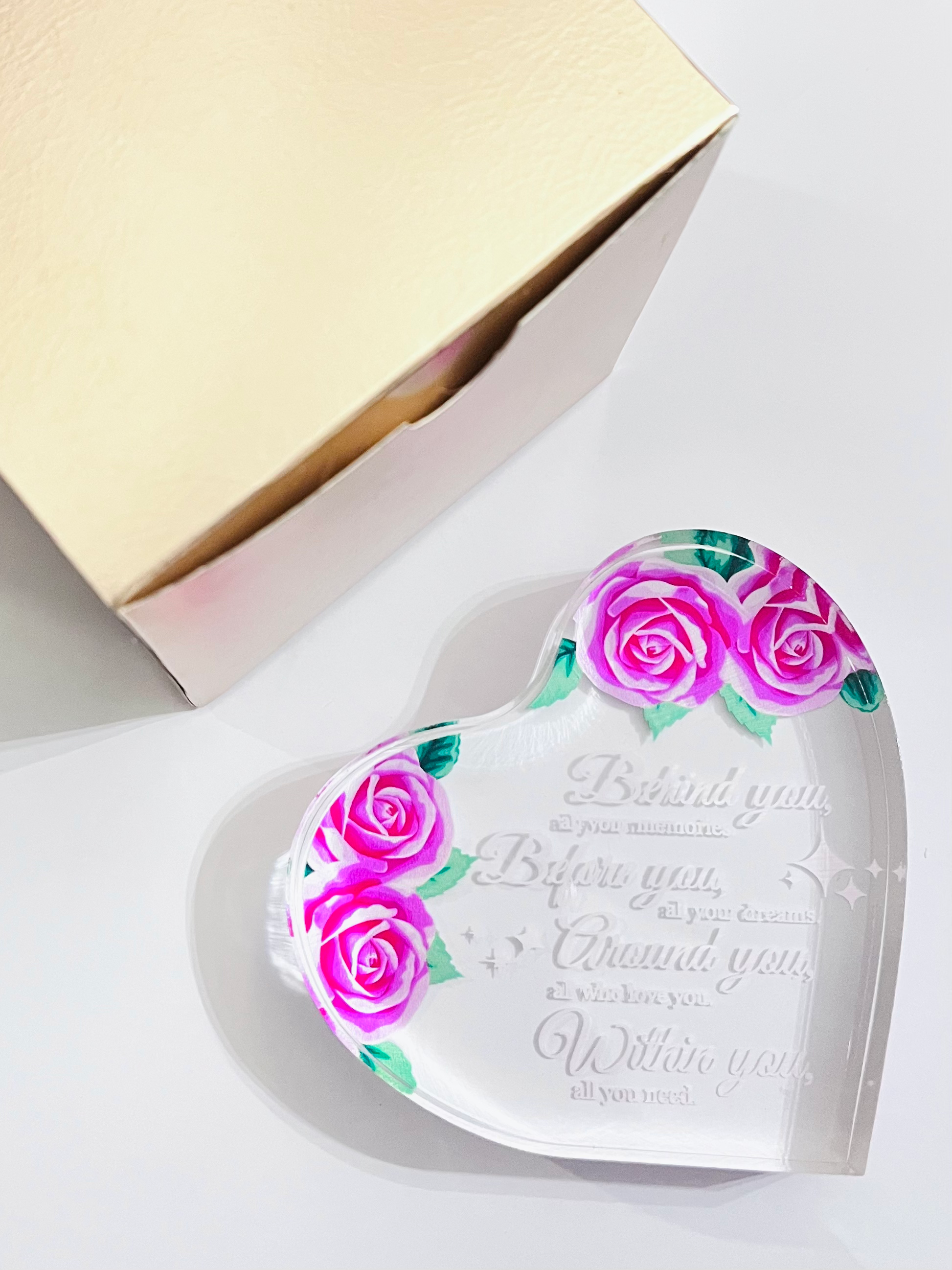 Behind You All The Memories Plaque & Gift Box