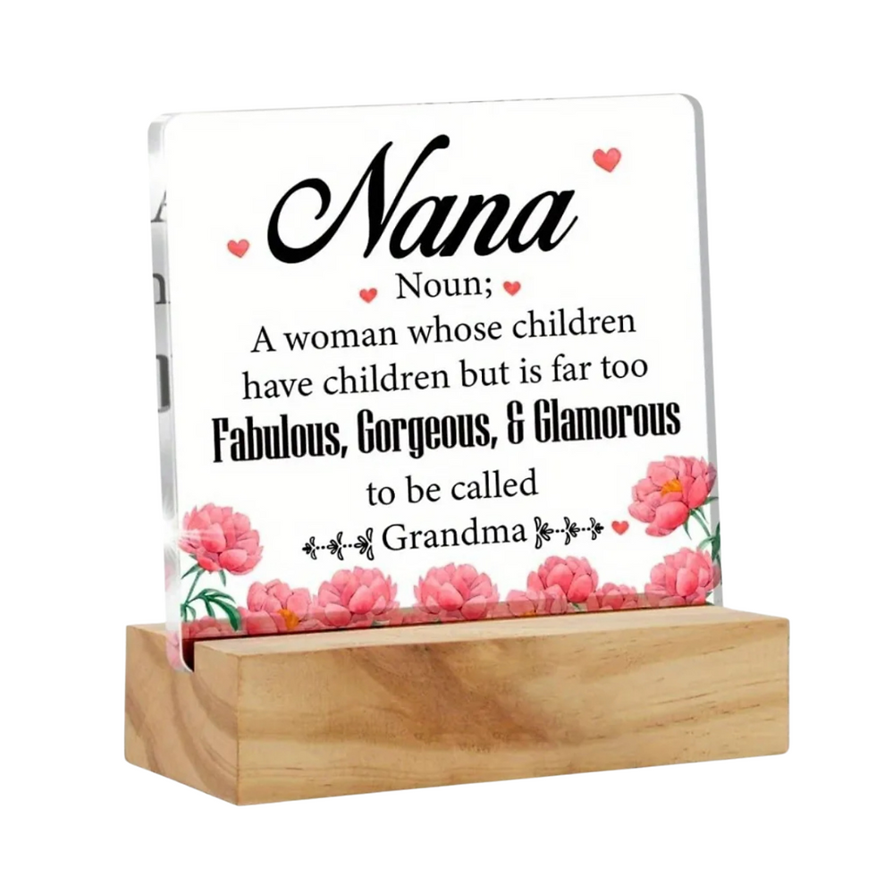 Nana Noun Plaque