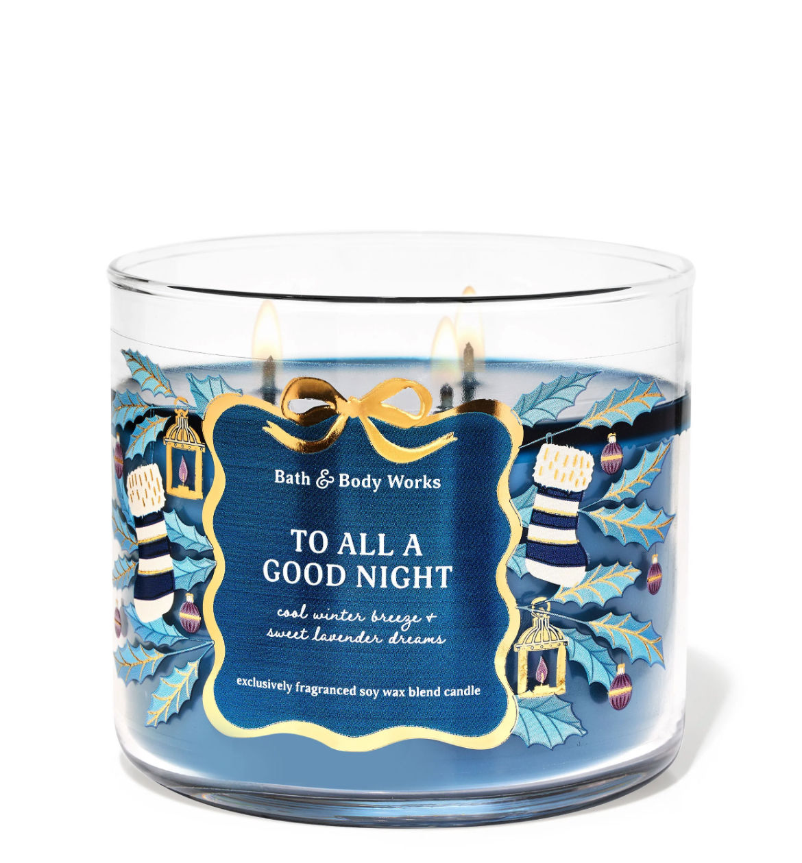 To All A Good Night 3 Wick Candle