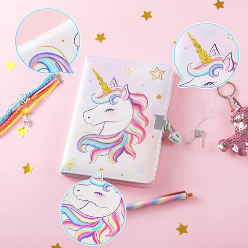 Unicorn Journal Accessories Set En Core: Barbados