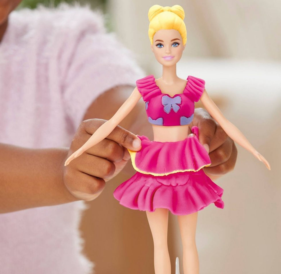 Thumbnail: Play-Doh Barbie Ruffles and Bows Designer Doll Set