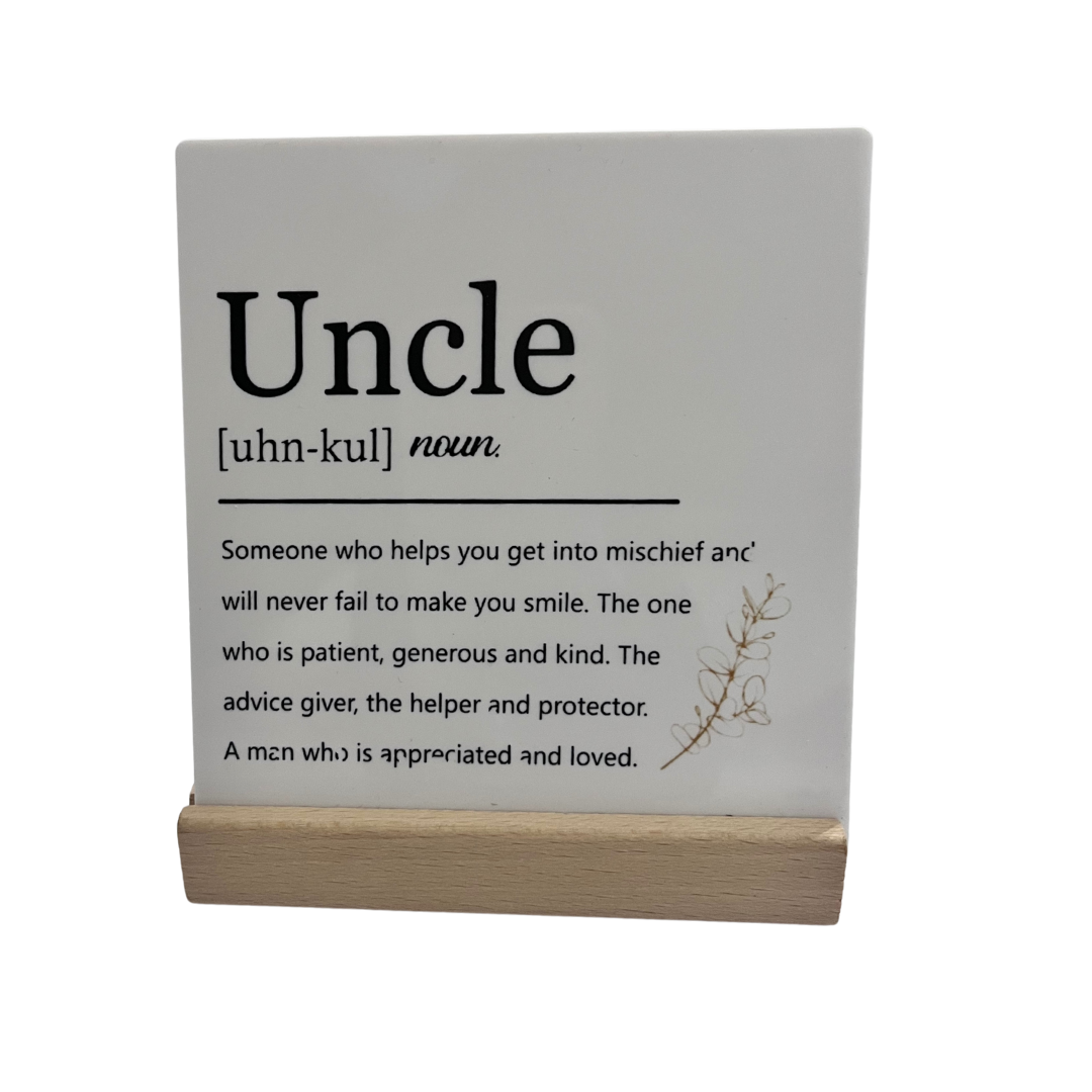Uncle Plaque