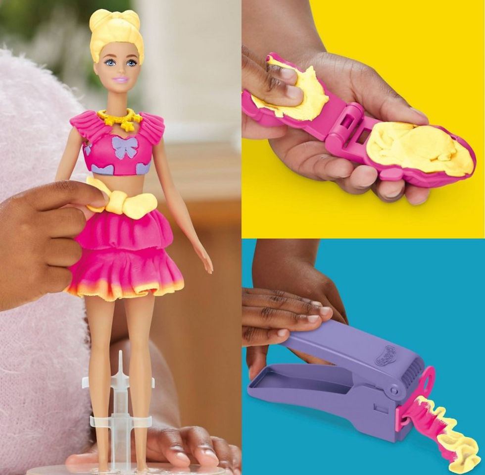 Thumbnail: Play-Doh Barbie Ruffles and Bows Designer Doll Set