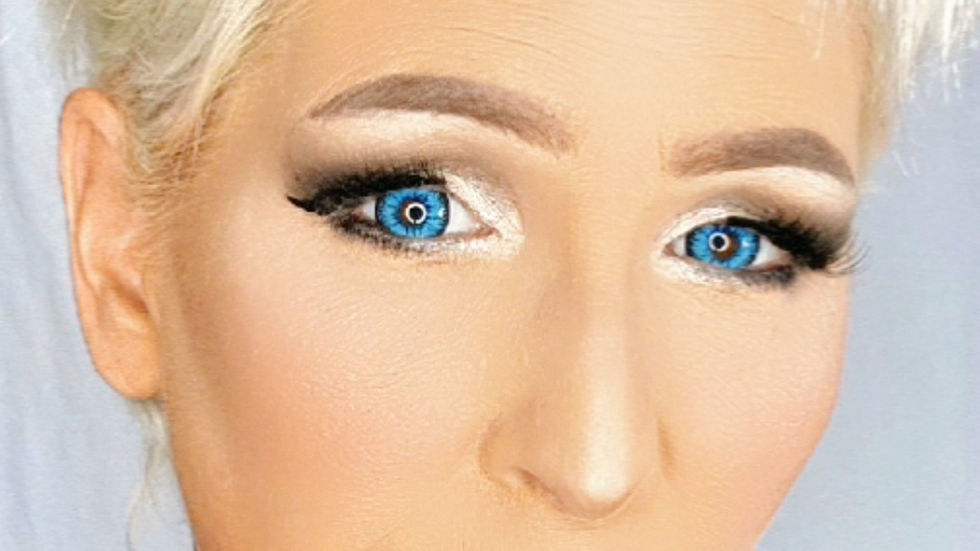 Maquillages glam pour le shoot LOVE AND HATE