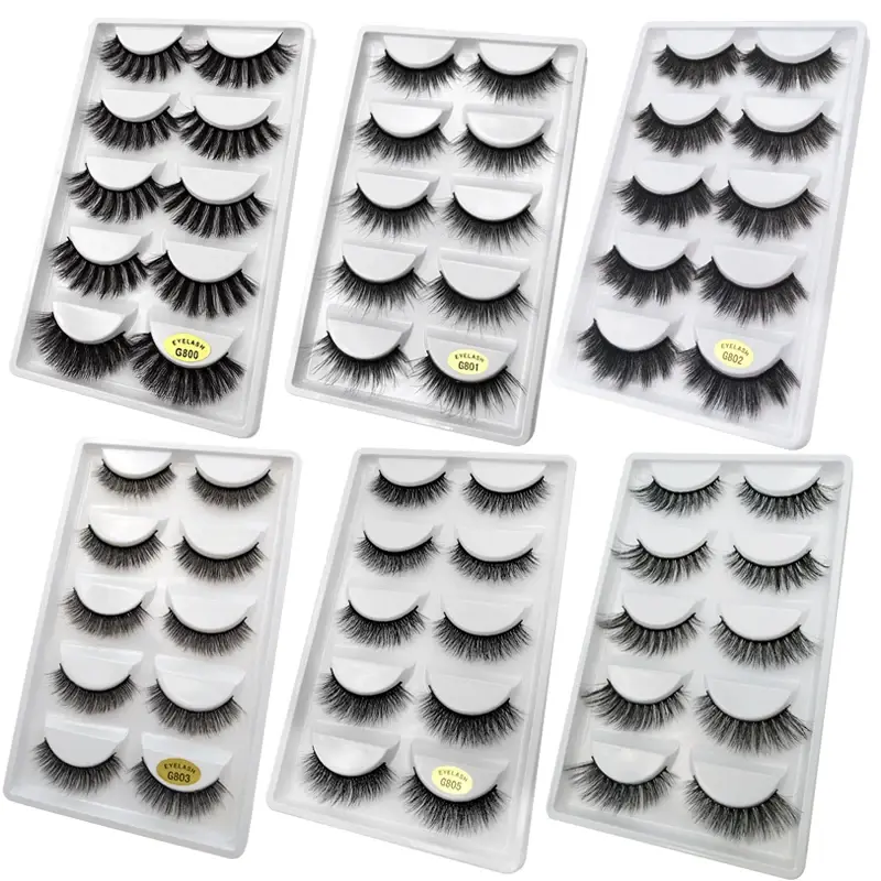 Thumbnail: 5 Pairs 3d Mink Lashes