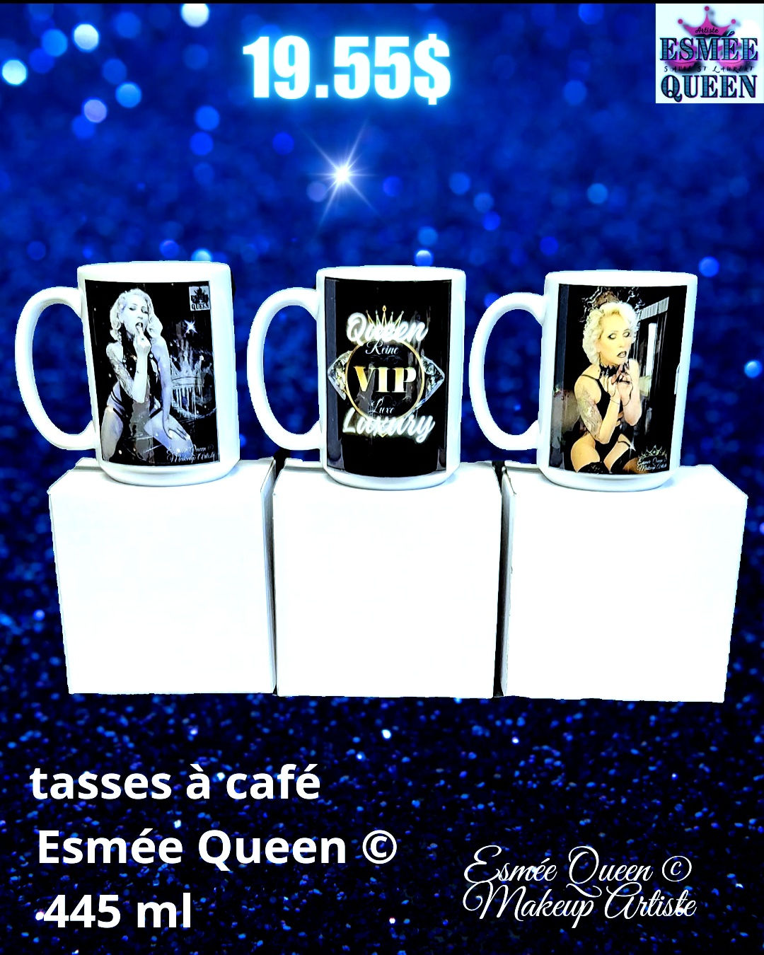 Tasse Esmée Queen – Collection Boudoir Signature
