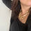 Thumbnail: Vintage Goldplate Large Link Necklace TVAN04