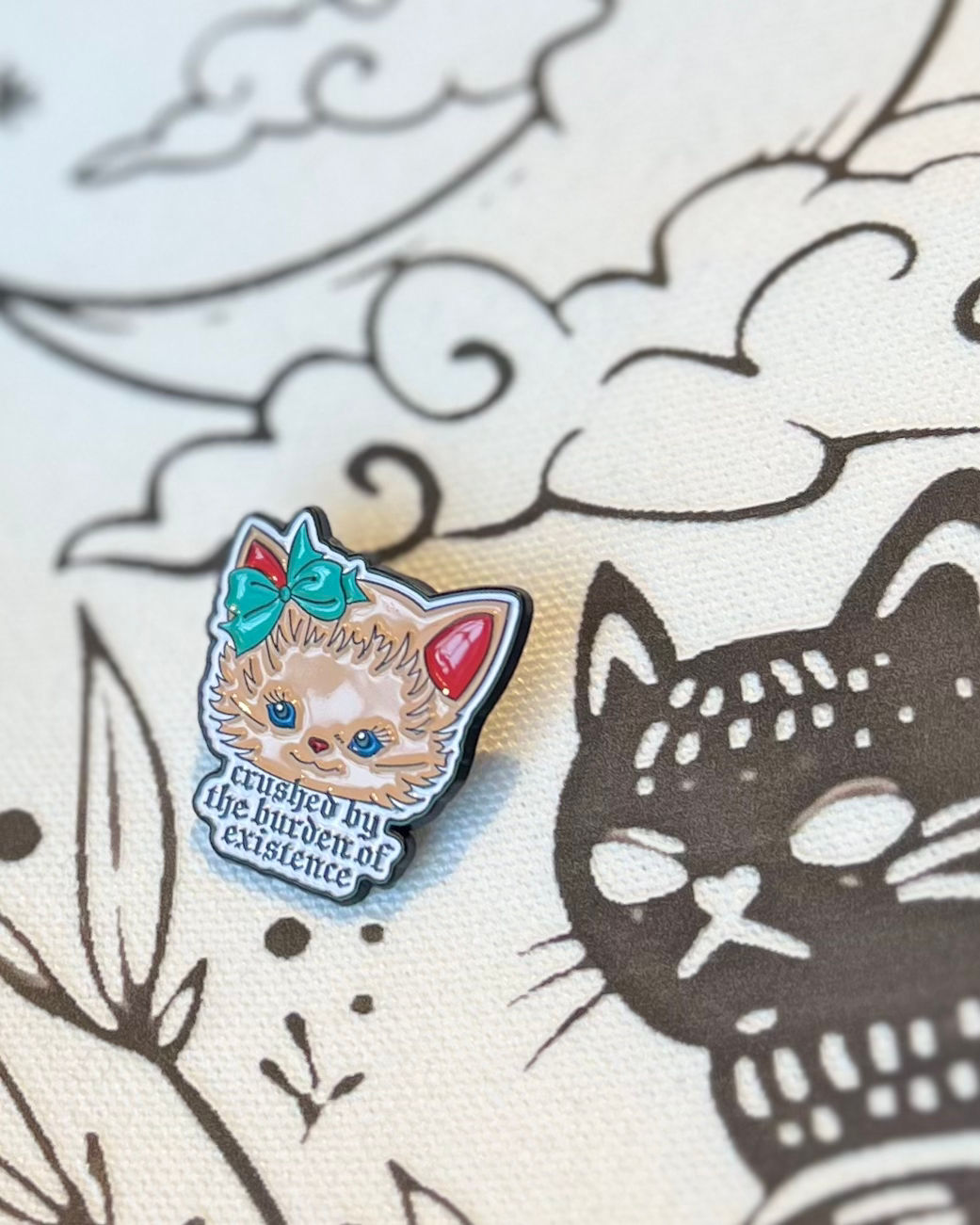 ‘Crushed By the Burden of Existence’ Pin PN17