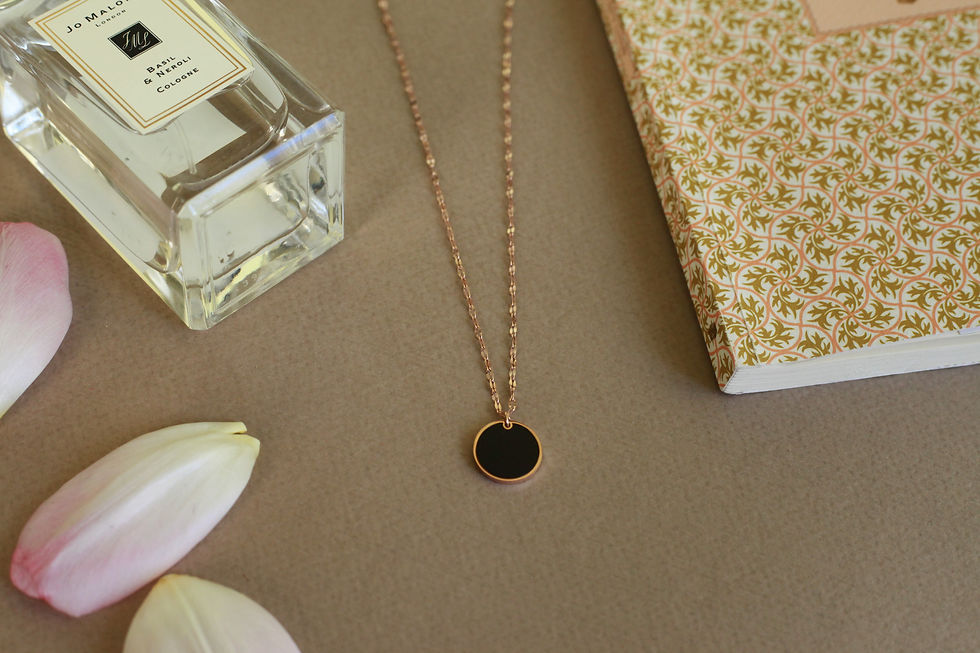 Thumbnail: Astero Necklace Rose Gold