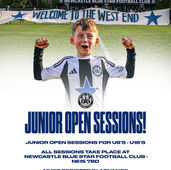 Junior Open Sessions 25/26 Season