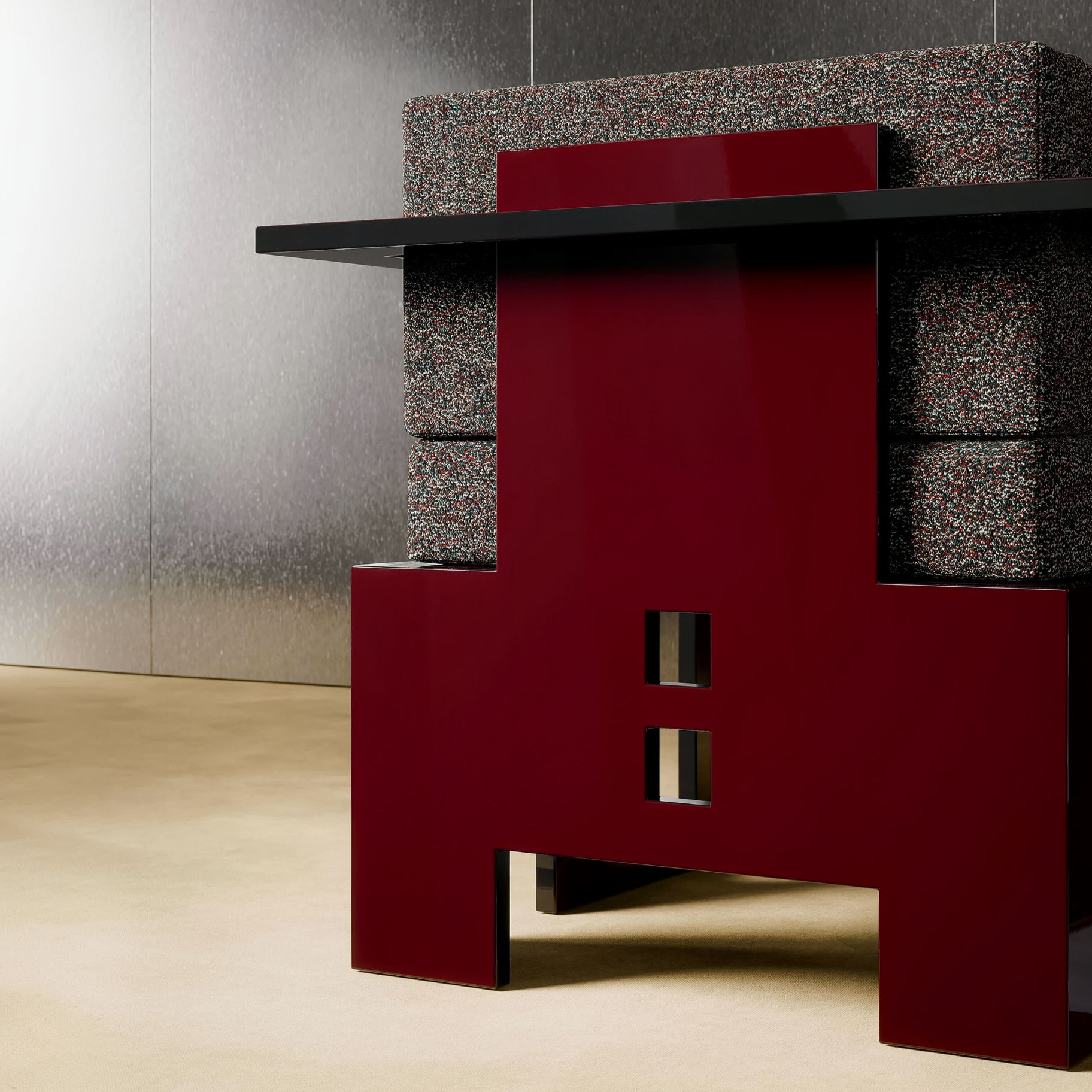 2093 LACQUERED ARMCHAIR