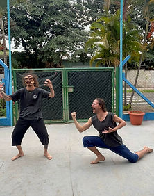 Curso de Commedia dell'Arte ministrado por Tiche Vianna e Esio Magalhães