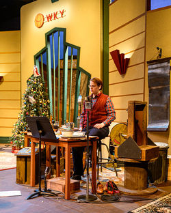Foley Table and Actor