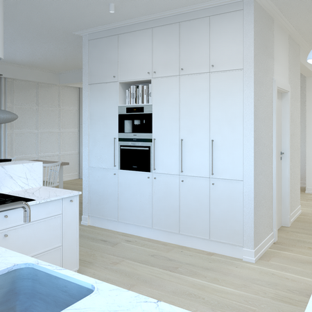 projekt wnętrza komfortowego i przestrzennego domu jednorodzinnego