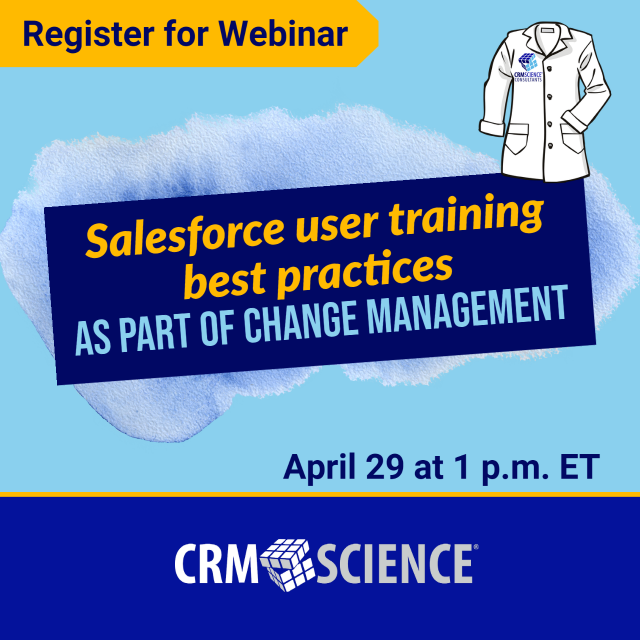 Webinar: Salesforce User Training Best Practices
