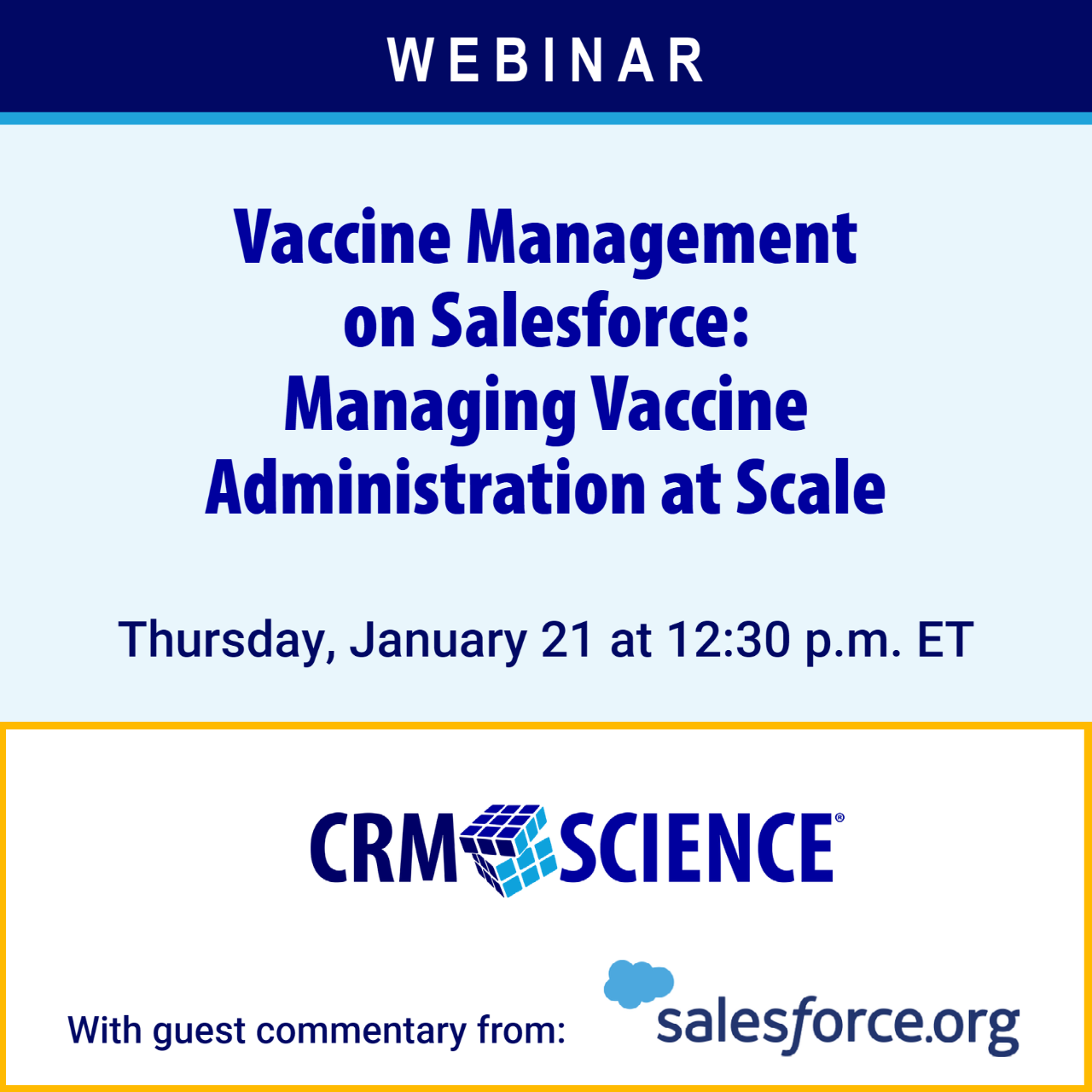 Webinar - w/ Salesforce.org
