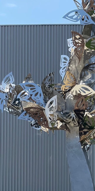 Sculpture named the butterfly tree