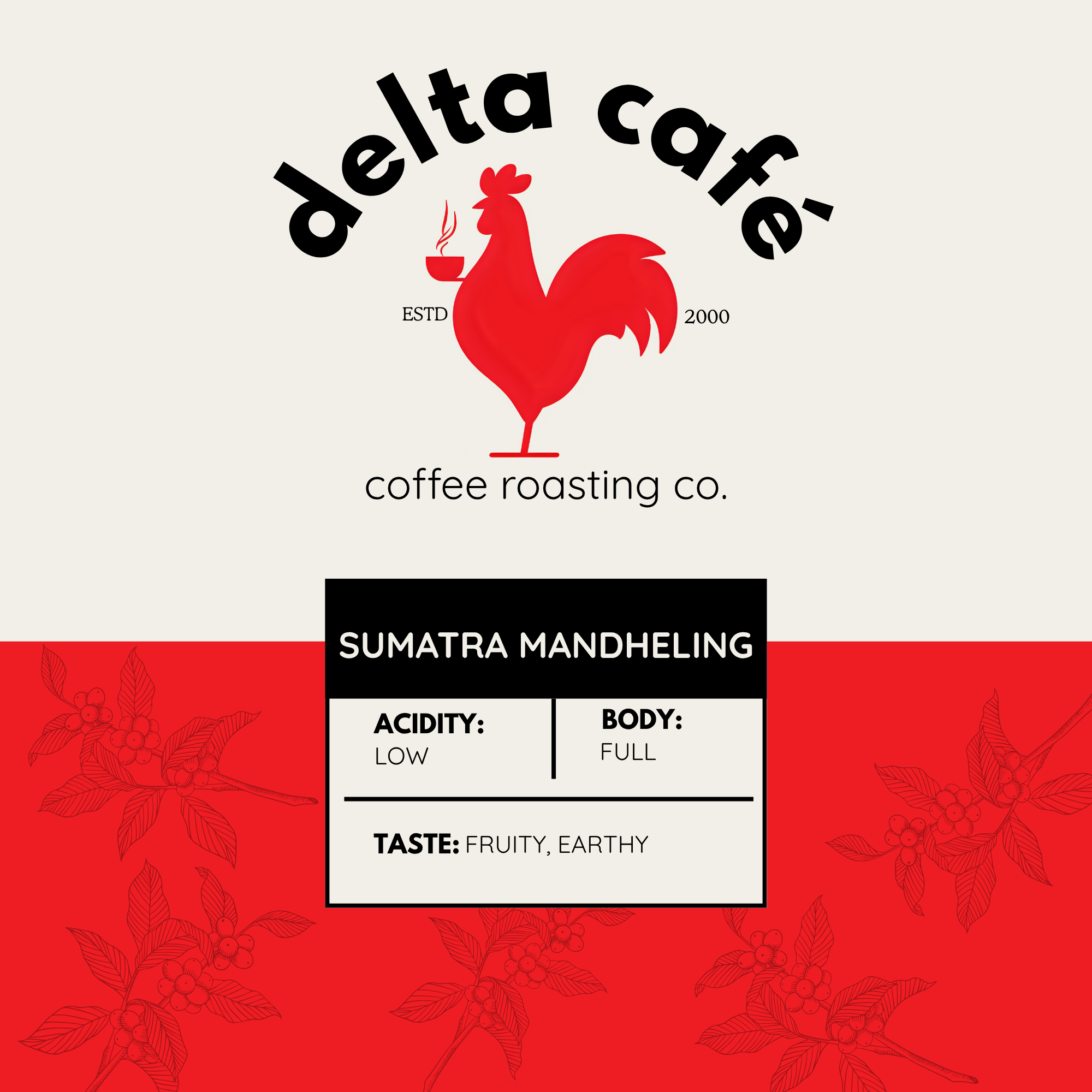 Sumatra Mandheling,  1 lb Bag
